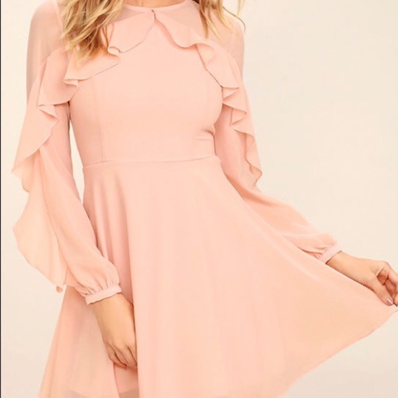 Lulus Dresses & Skirts - Roses & Pearls. 🥂 Lulu’s blush pink dress